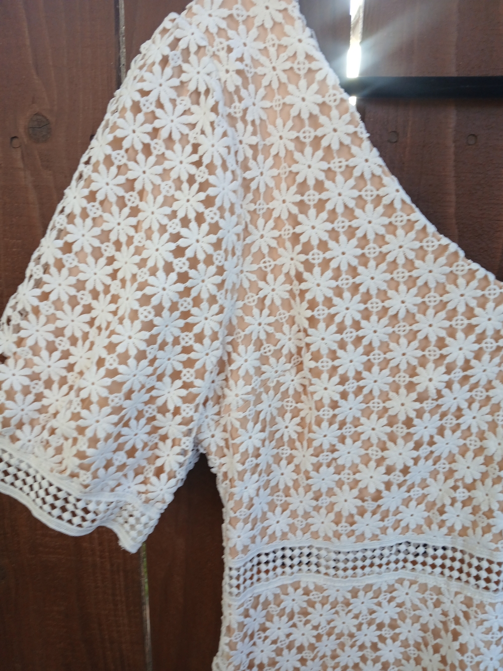 Lulus My Dearest White Lace Crochet Midi Dress - Size XL - Picture 14 of 15